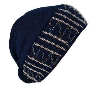 Blue Star and Rainbow Embroidered Turban
